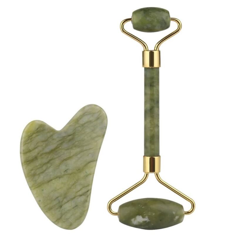Jade Roller + Gua Sha Set